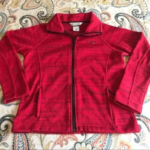 Columbia full zip sweater jacket
